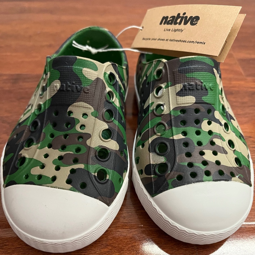 Native Kids Jefferson Slip On Shoes, Camo